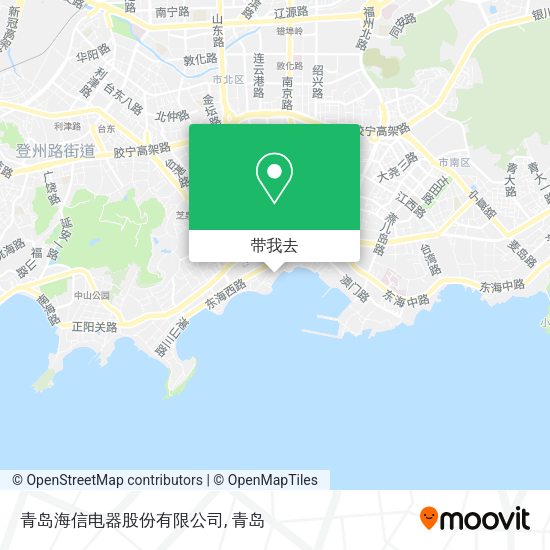 青岛海信电器股份有限公司地图