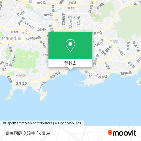 青岛国际交流中心地图
