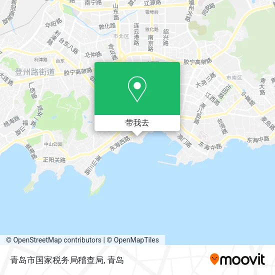 青岛市国家税务局稽查局地图
