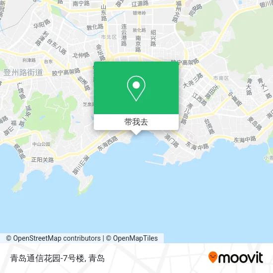 青岛通信花园-7号楼地图