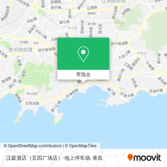 汉庭酒店（五四广场店）-地上停车场地图