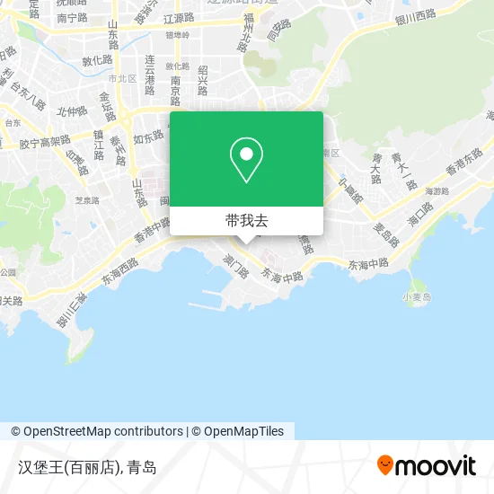 汉堡王(百丽店)地图