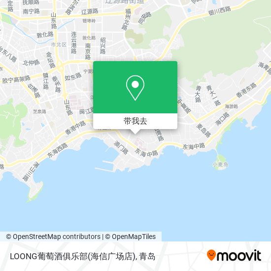 LOONG葡萄酒俱乐部(海信广场店)地图