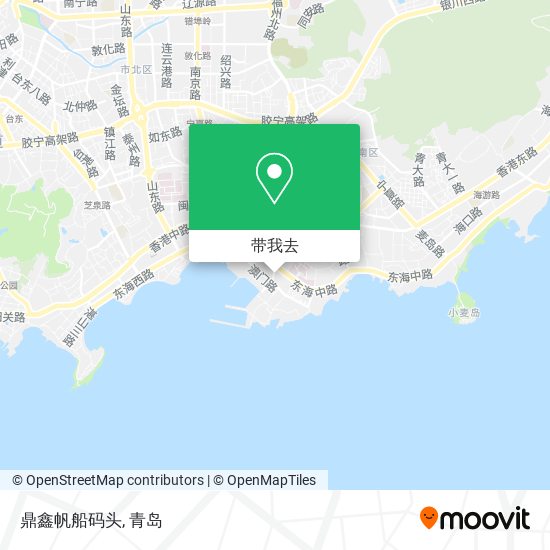 鼎鑫帆船码头地图
