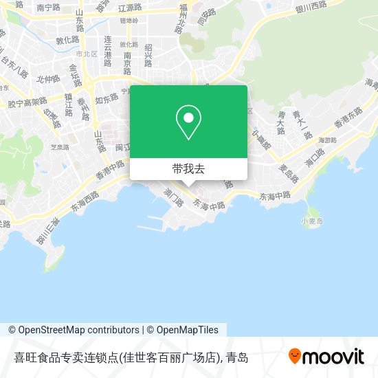 喜旺食品专卖连锁点(佳世客百丽广场店)地图