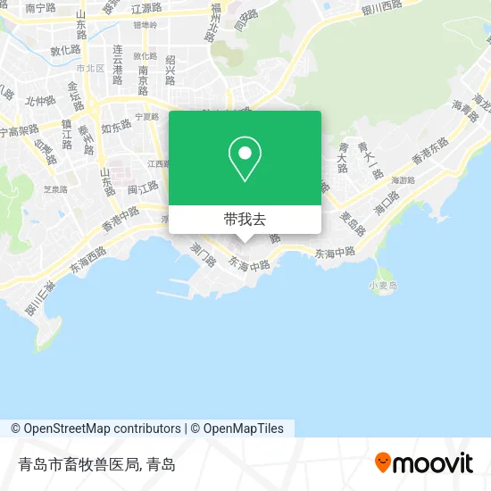 青岛市畜牧兽医局地图