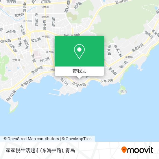 家家悦生活超市(东海中路)地图