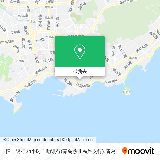 恒丰银行24小时自助银行(青岛燕儿岛路支行)地图