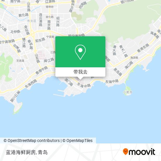 蓝港海鲜厨房地图