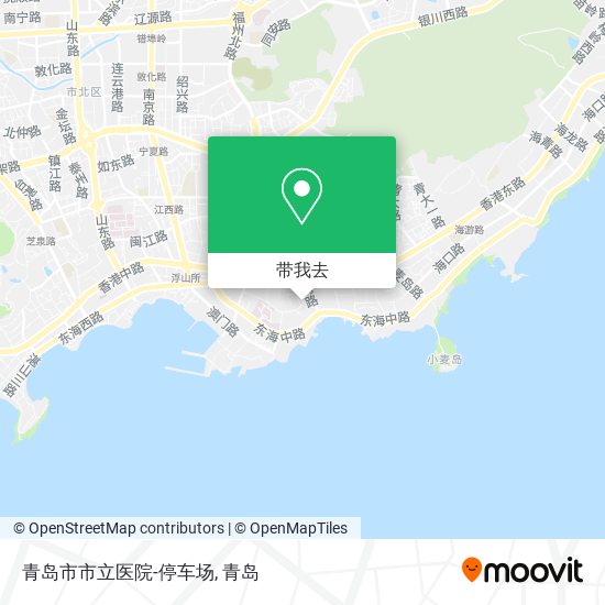 青岛市市立医院-停车场地图