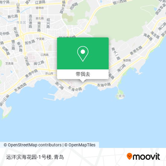 远洋滨海花园-1号楼地图