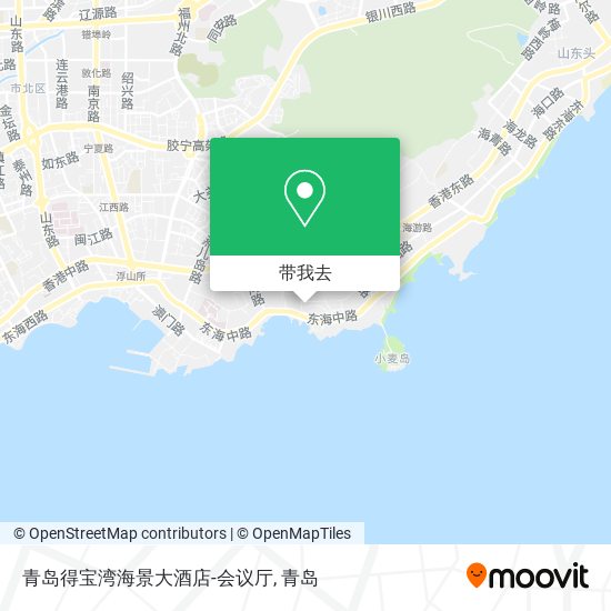 青岛得宝湾海景大酒店-会议厅地图