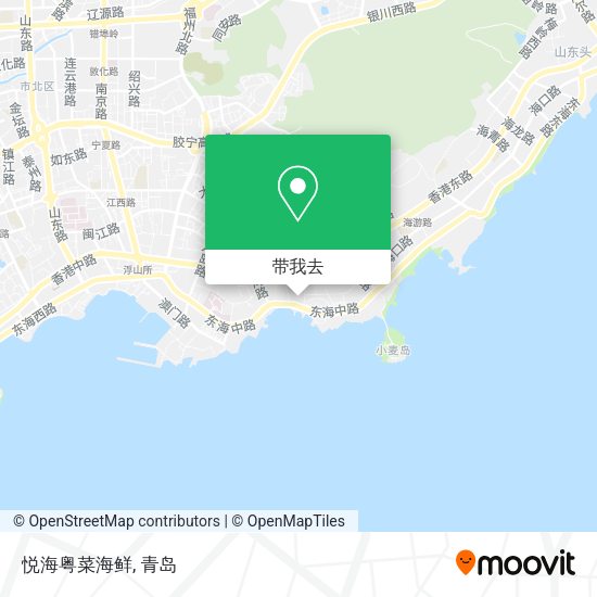 悦海粤菜海鲜地图