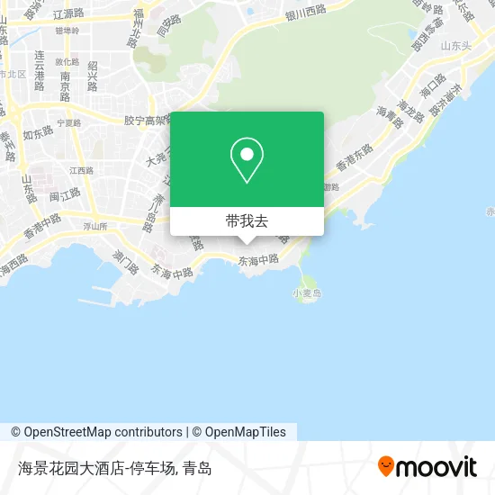 海景花园大酒店-停车场地图