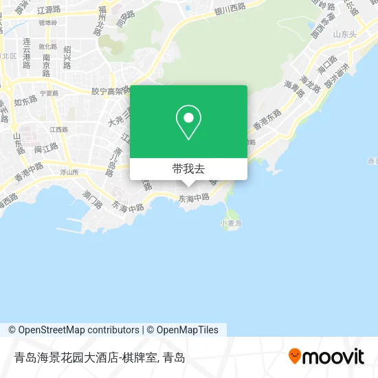 青岛海景花园大酒店-棋牌室地图