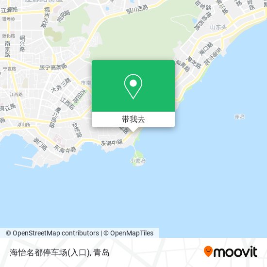 海怡名都停车场(入口)地图