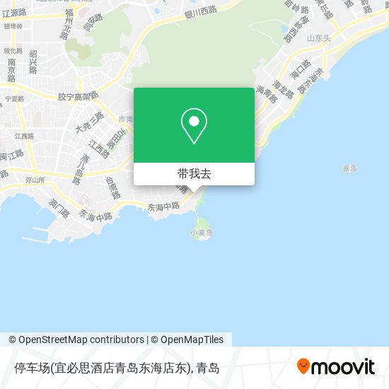 停车场(宜必思酒店青岛东海店东)地图