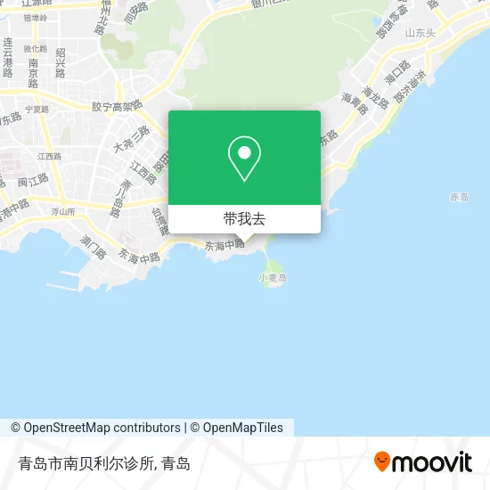 青岛市南贝利尔诊所地图
