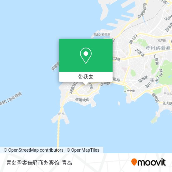 青岛盈客佳驿商务宾馆地图