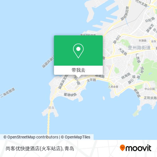 尚客优快捷酒店(火车站店)地图