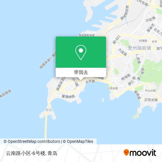 云南路小区-6号楼地图