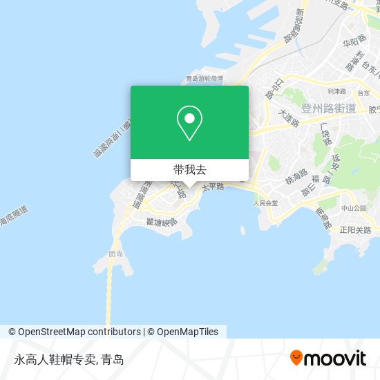 永高人鞋帽专卖地图