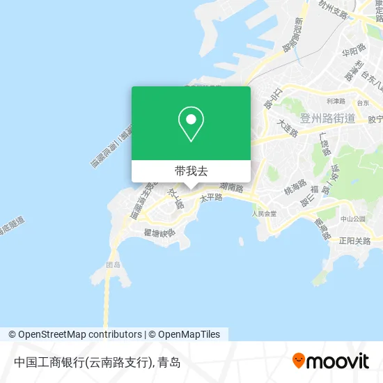 中国工商银行(云南路支行)地图