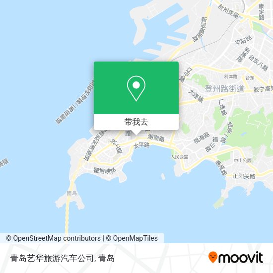 青岛艺华旅游汽车公司地图