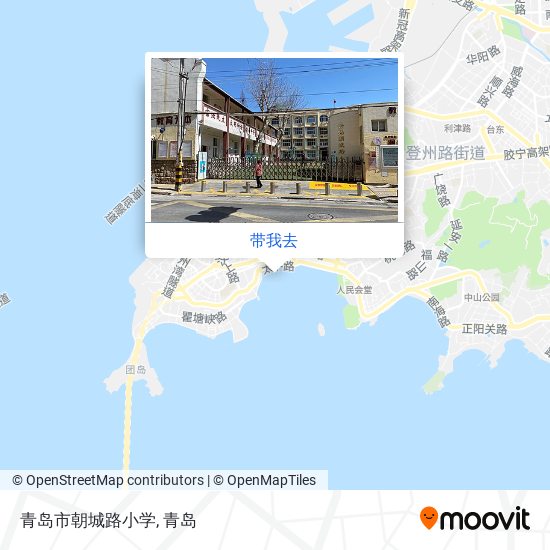 青岛市朝城路小学地图