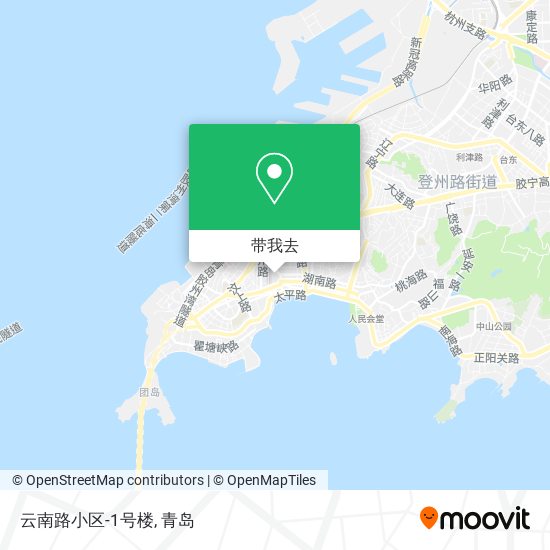 云南路小区-1号楼地图