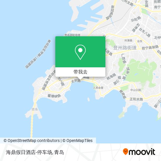 海鼎假日酒店-停车场地图