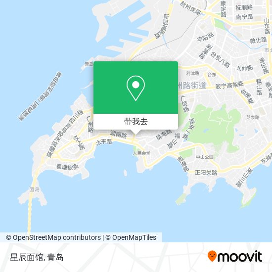 星辰面馆地图