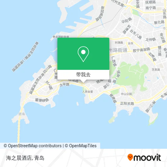 海之晨酒店地图