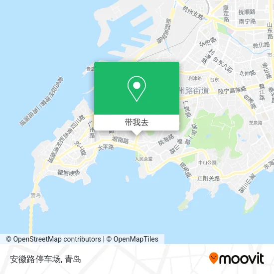 安徽路停车场地图