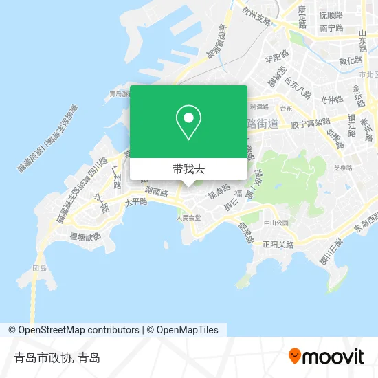 青岛市政协地图