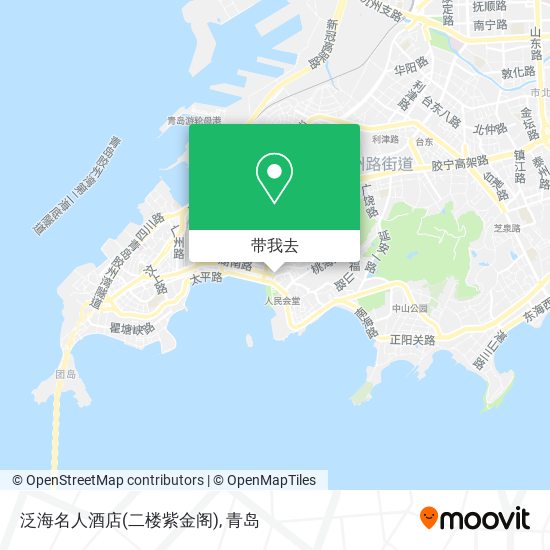 泛海名人酒店(二楼紫金阁)地图