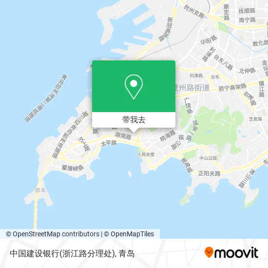 中国建设银行(浙江路分理处)地图