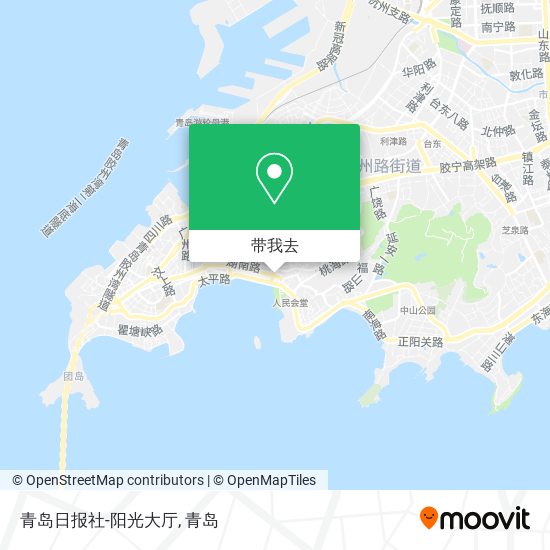 青岛日报社-阳光大厅地图