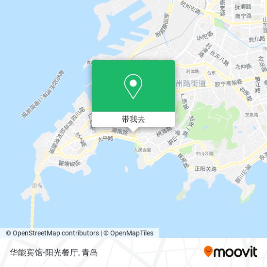 华能宾馆-阳光餐厅地图
