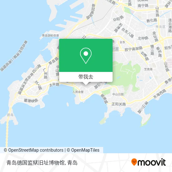 青岛德国监狱旧址博物馆地图