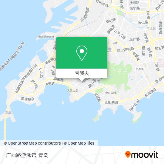 广西路游泳馆地图