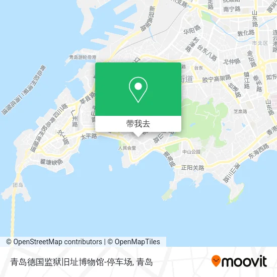 青岛德国监狱旧址博物馆-停车场地图