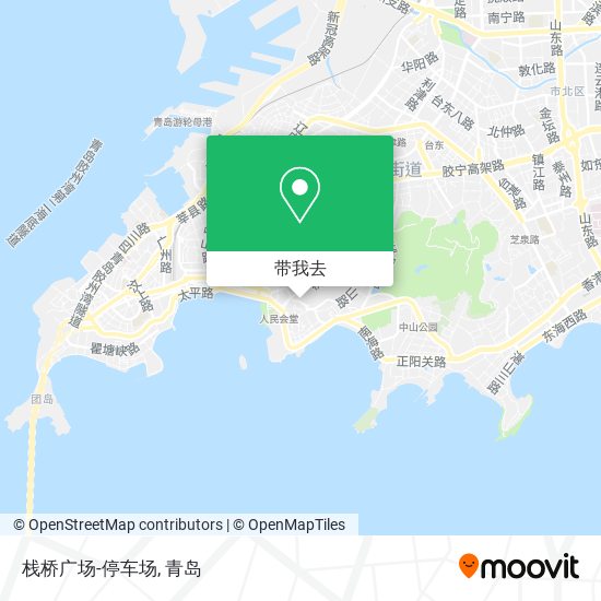 栈桥广场-停车场地图