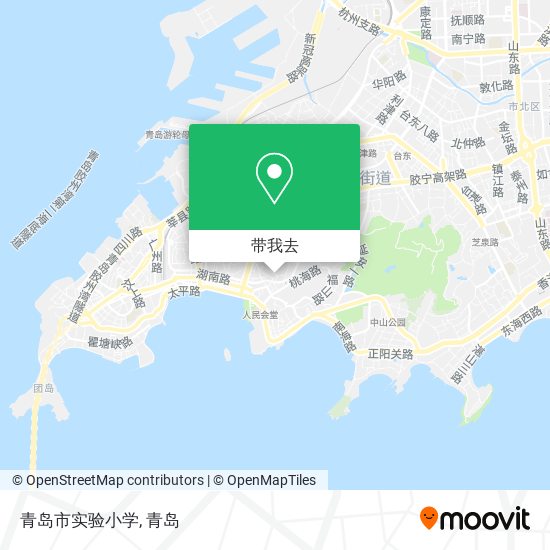 青岛市实验小学地图