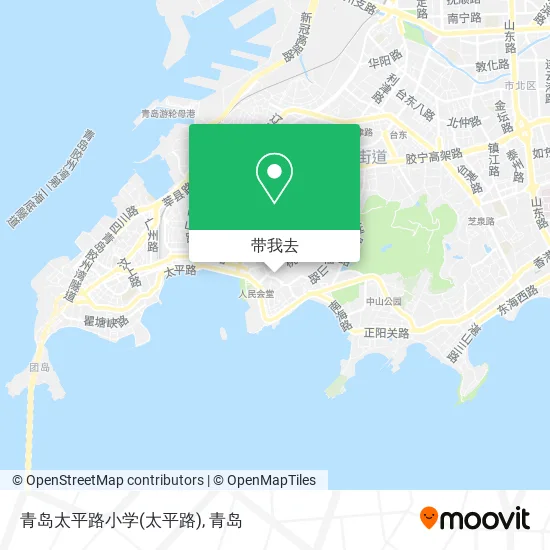 青岛太平路小学地图