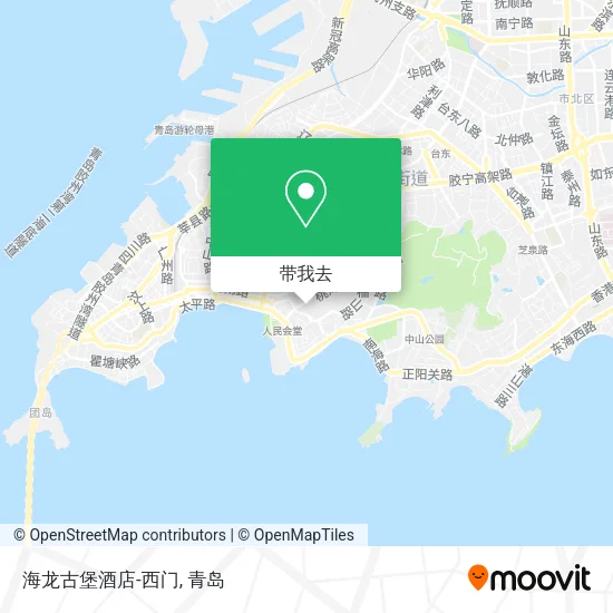 海龙古堡酒店-西门地图