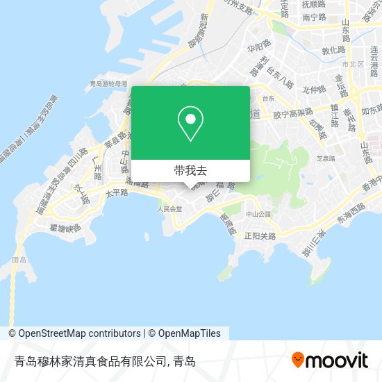 青岛穆林家清真食品有限公司地图