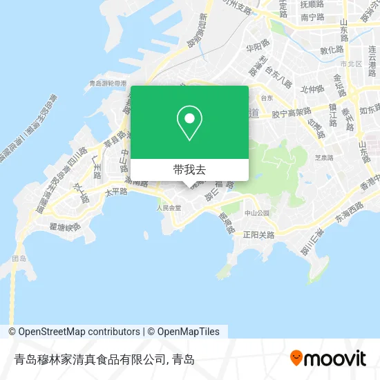 青岛穆林家清真食品有限公司地图