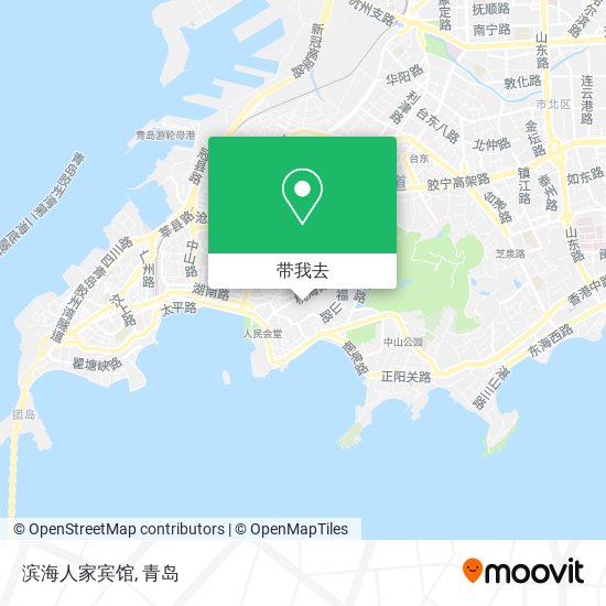 滨海人家宾馆地图