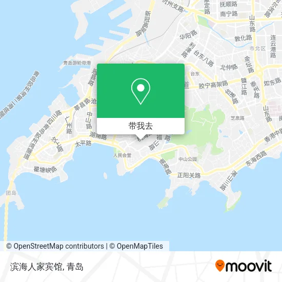 滨海人家宾馆地图